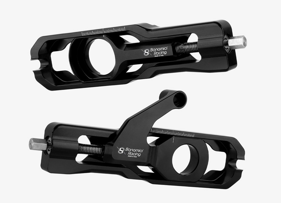 Yamaha R9 2025 Bonamici Chain Adjusters with Caliper Support