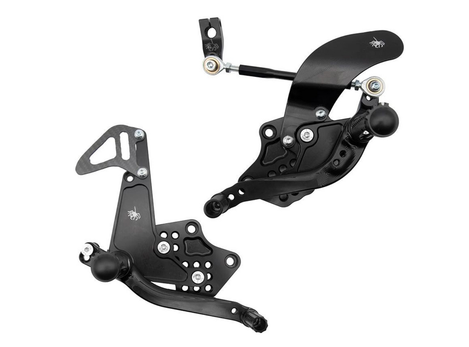 Suzuki GSX-8R 2025- Spider Adjustable Rearsets (Road or Race Shift)