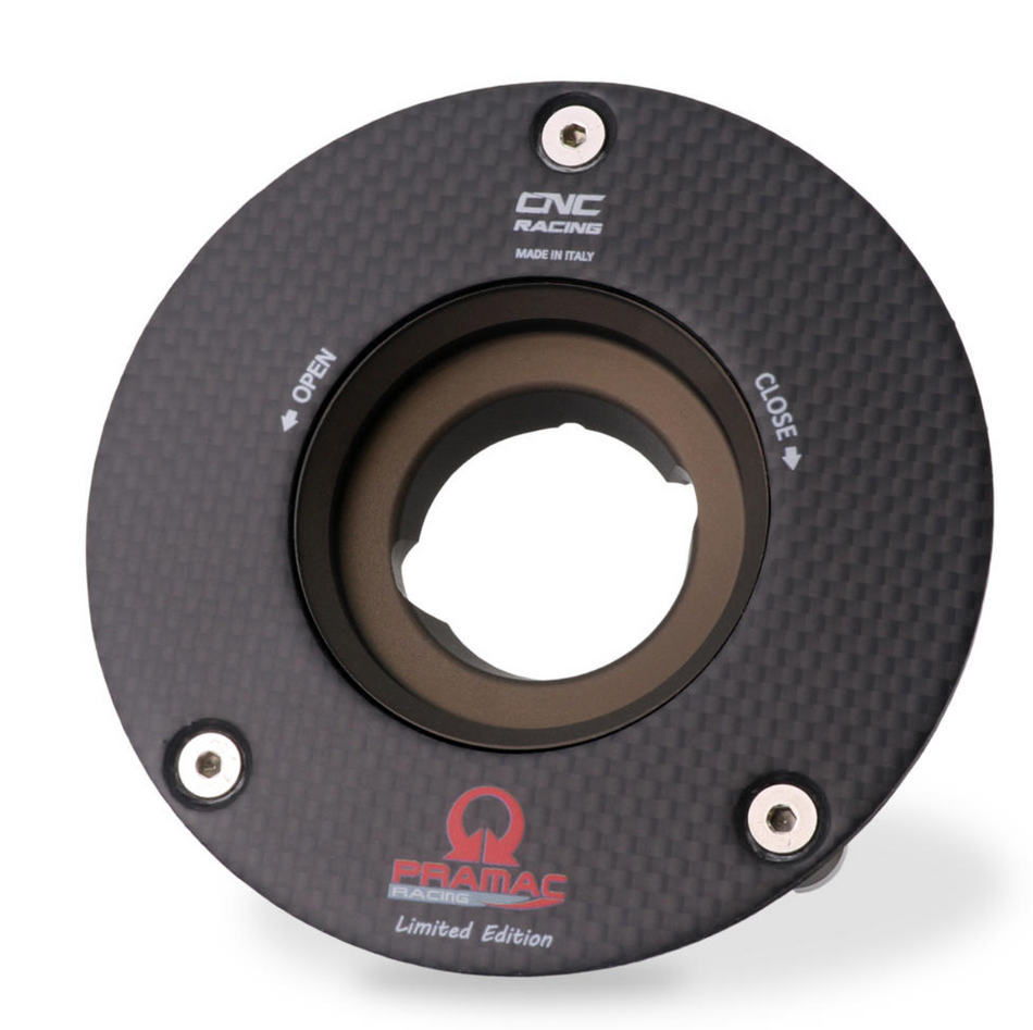 Ducati Panigale V2 & V4/S/R 2018-24 Limited Edition Promac Racing Carbon Fuel Cap by CNC Racing