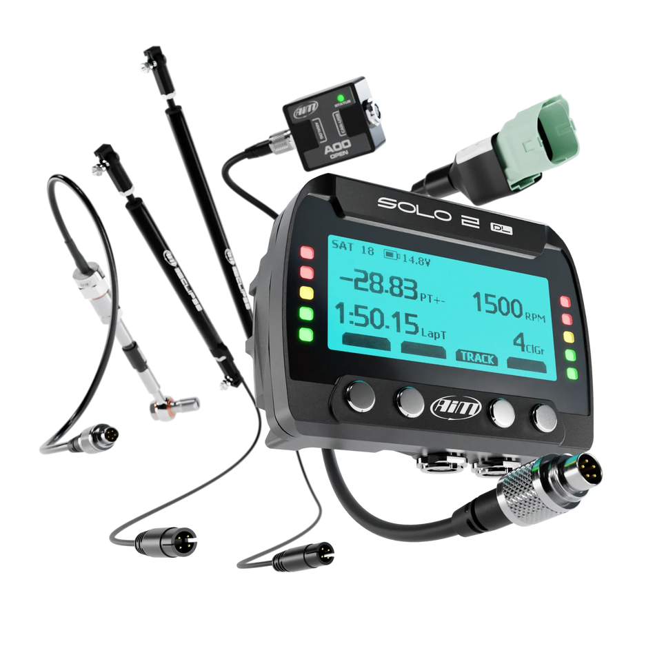 Aim Solo 2 DL Motorcycle Plug & Play Data Logging Kit