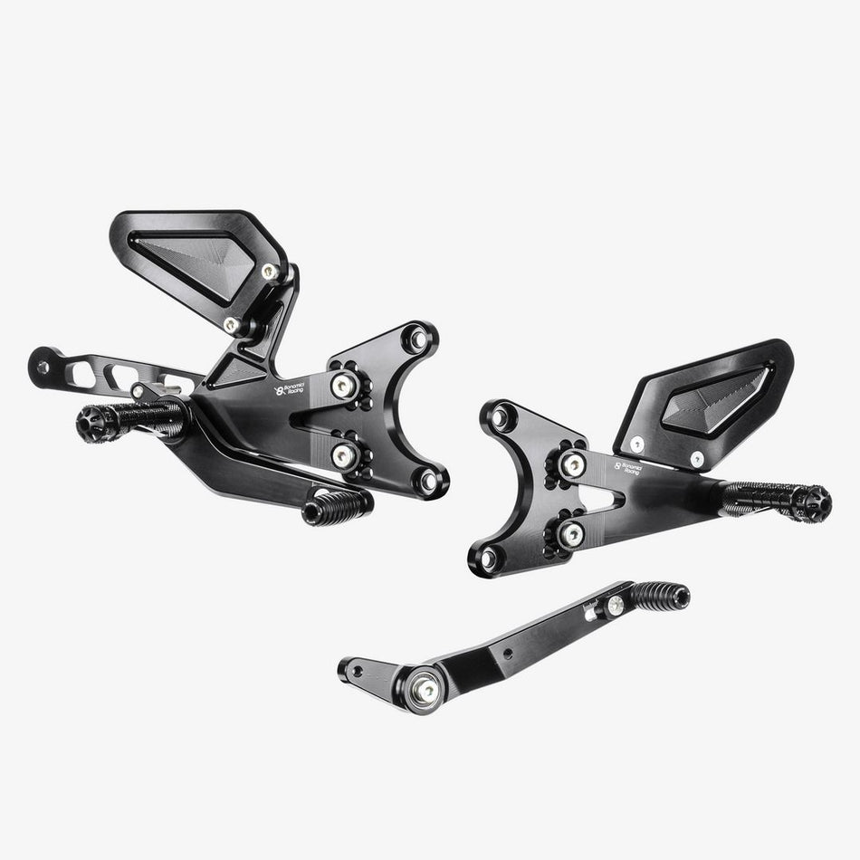 Yamaha YZF R1/M 2015-25 Bonamici Racing Rearsets (Stock Exhaust)