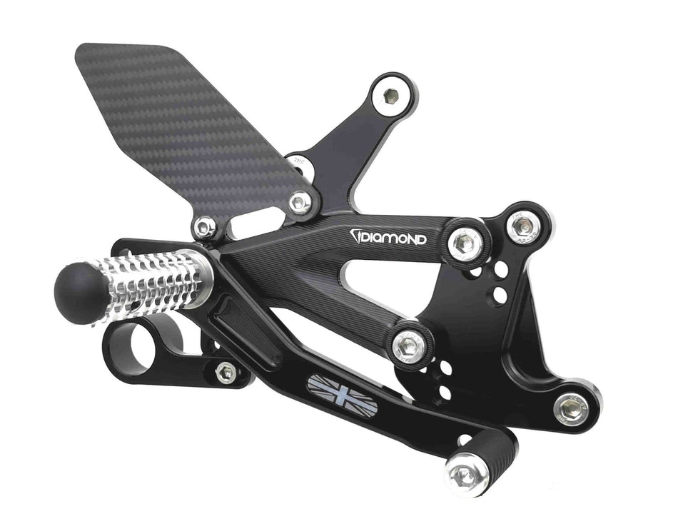 Triumph Daytona 660 2024> Diamond Race Products Rearsets