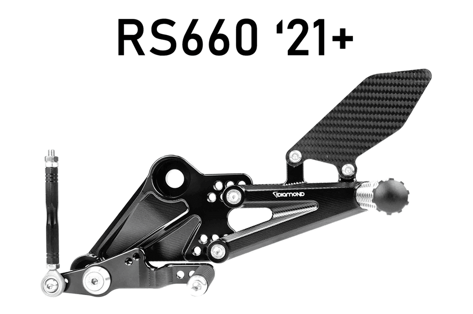 Aprilia RS660 2021> Diamond Race Products Rearsets