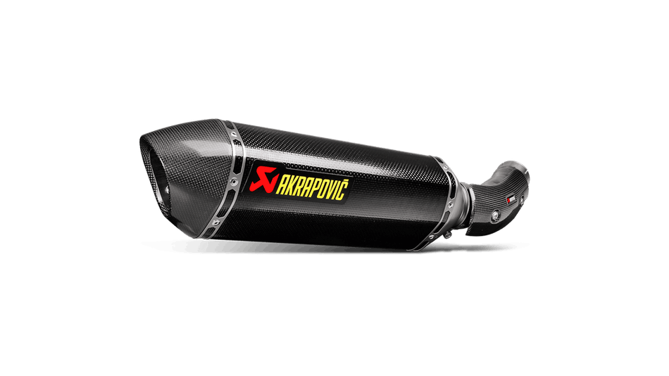 BMW S1000RR 2015-16 Akrapovic Carbon Silencer Slip-On Kit (To OE Collector)