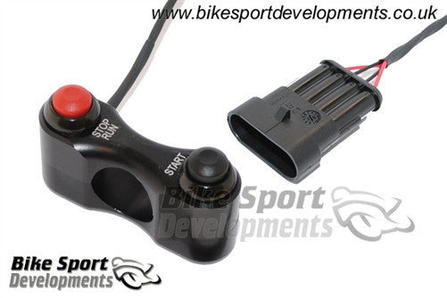 Aprilia RSV4 2009> Race/Track Bike Handlebar Switch Assembly - Stop/Run and Start