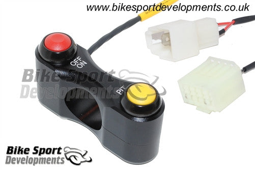 Yamaha YZF600 R6 2008-16, Race/Track Bike Handlebar Switch Assembly - On/Off - Pit for YEC kit