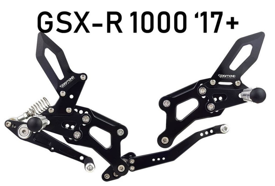 Suzuki GSX-R1000 2017> Diamond Race Products Rearsets